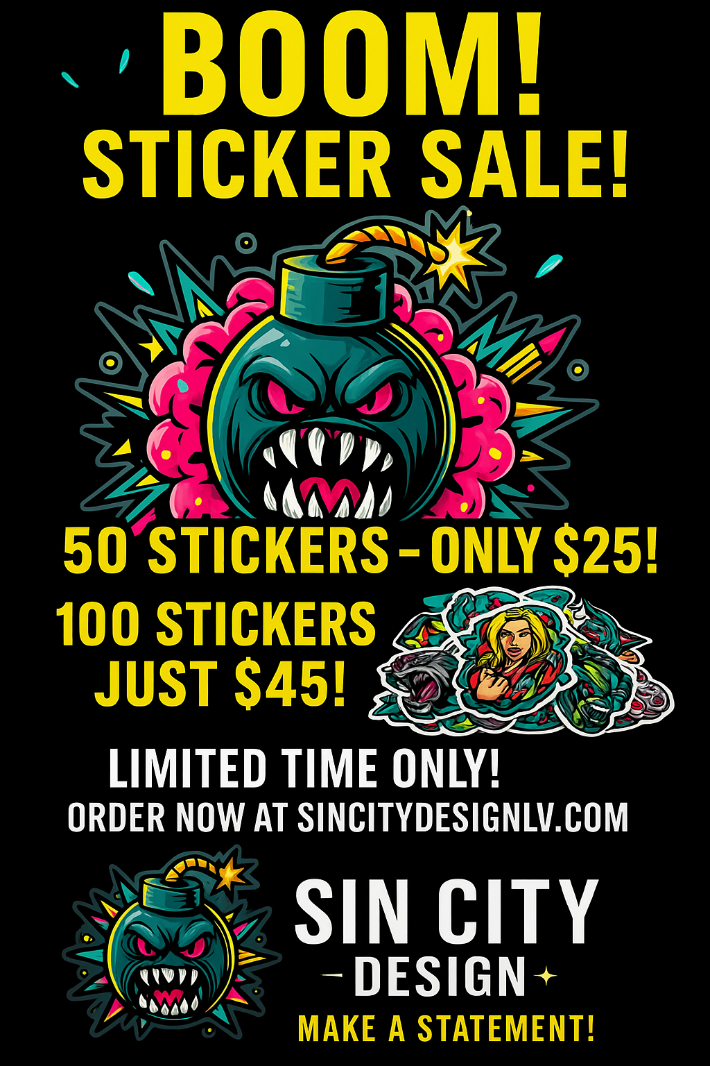 FLASH STICKER SALE!!!
