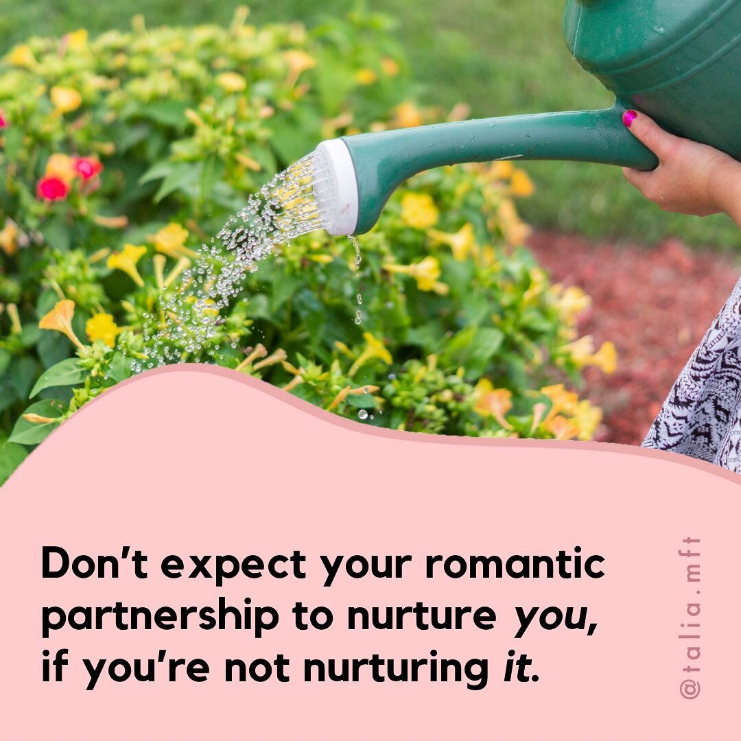 You can&rsquo;t pour from an empty relationship cup. 

Your relationship needs nurturing - like a tree or water well or bank account - it needs to stay happy and full for you to enjoy its bountiful resources.

It&rsquo;s well worth nurturing your rom