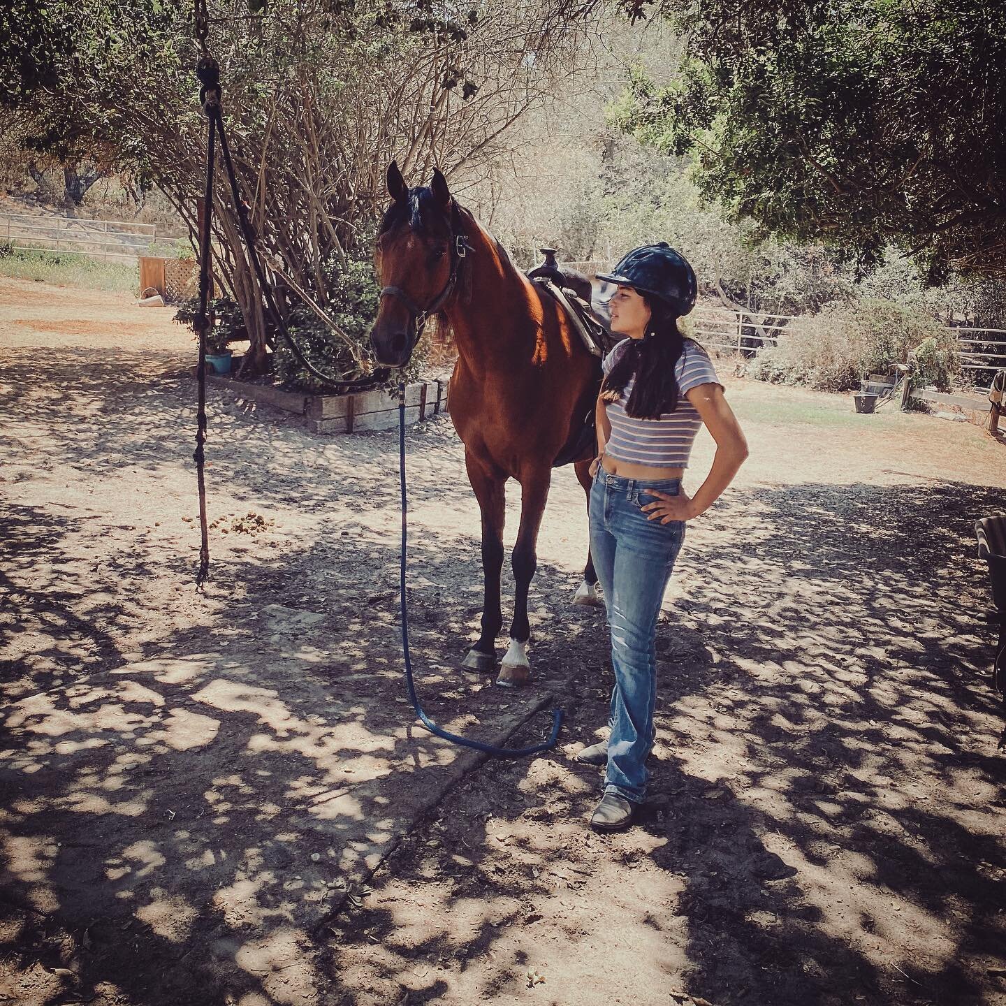 WR rider @pemaelizabeth &amp; Ricky. #horsegirlenergy #horsemanship #horsebackriding #visitslo #slocal