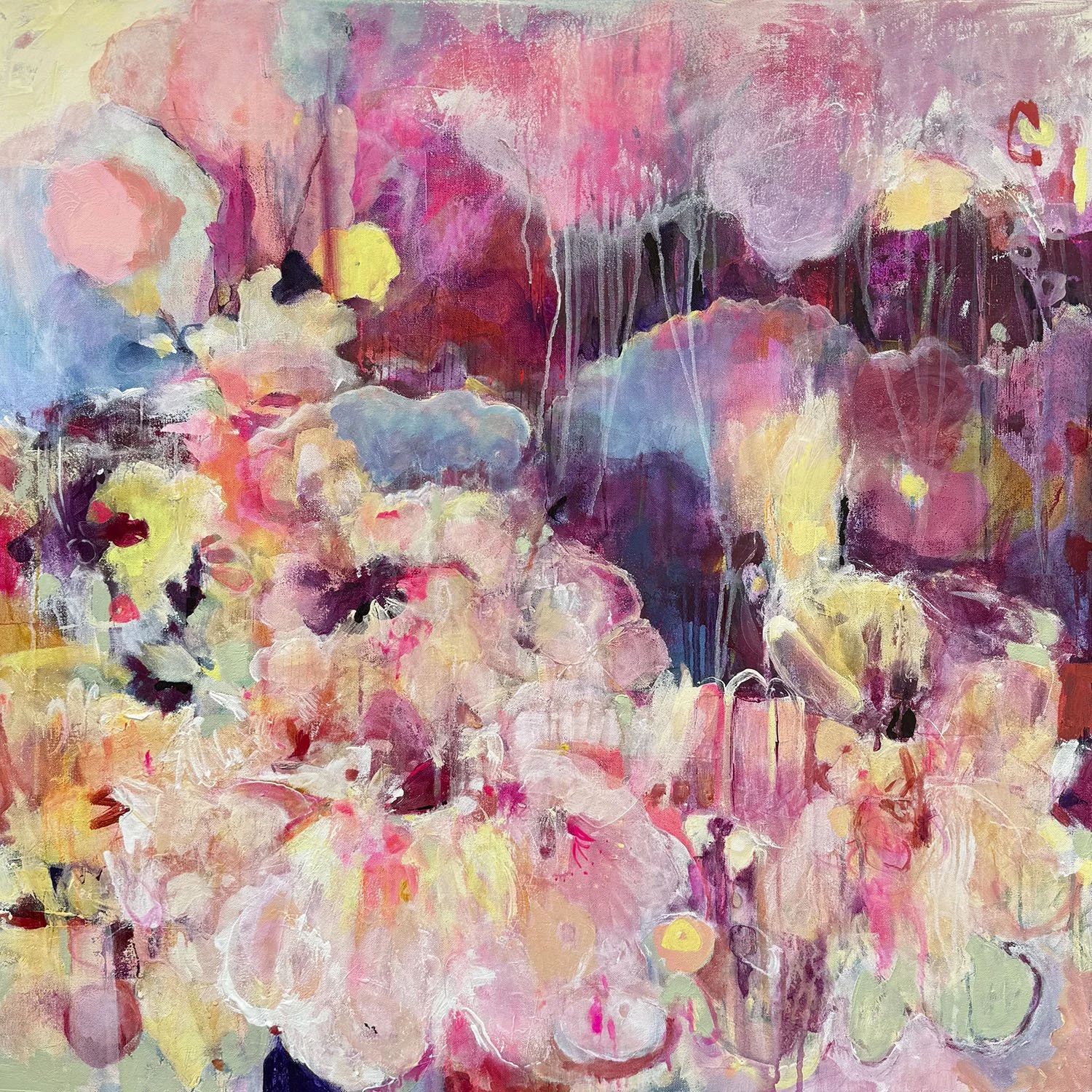 Held In The Opening, 2026, Acrylic on Canvas, 36x36