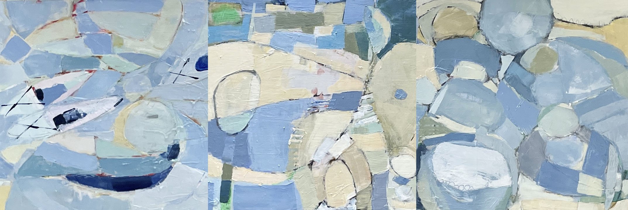 Last Night I Had A Dream of the Seaside - 18x54 private collection