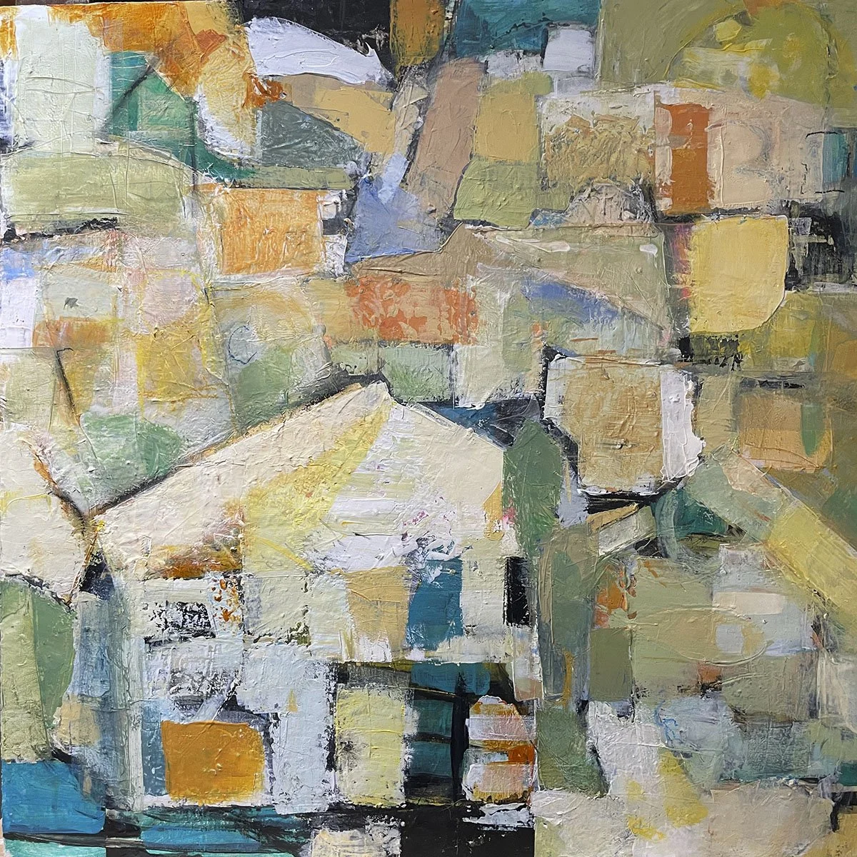 Please Come Over, 18 x 18, Acrylic on Panel , 2023