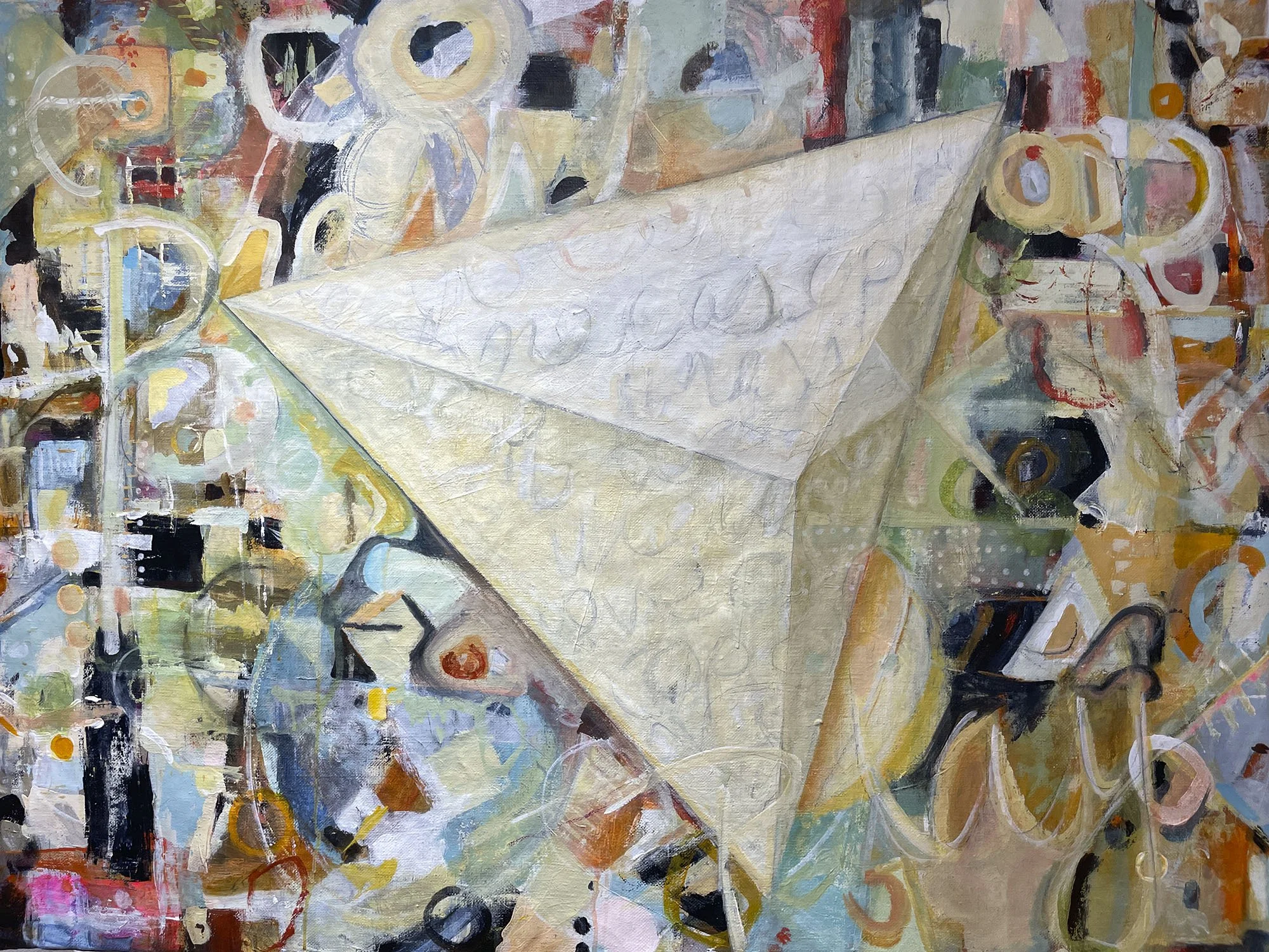 Press Play, 36x48, Acrylic on Linen, 2024
