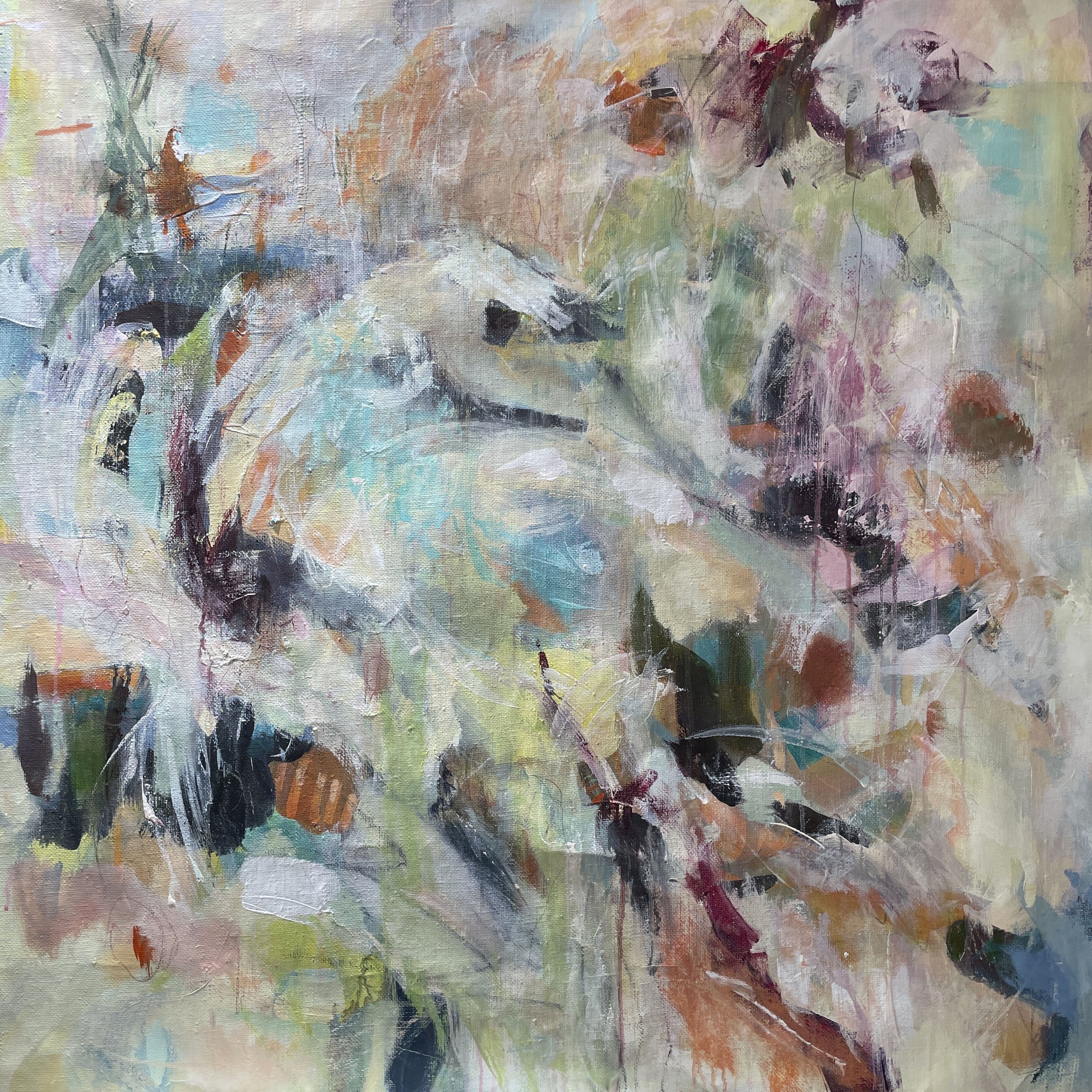 Wayfinding, 36x36, Acrylic on Linen, 2023 