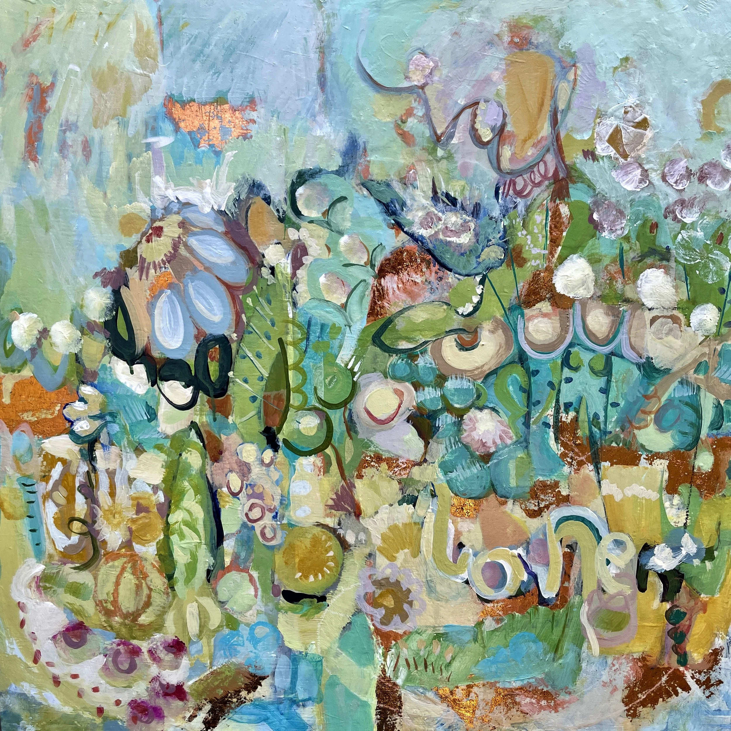 Love Song, 24x24 acrylic on panel, 2024