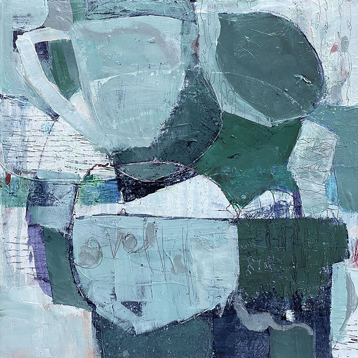 A Spoonful of Sugar, 12x12, Acrylic on Panel, 2023