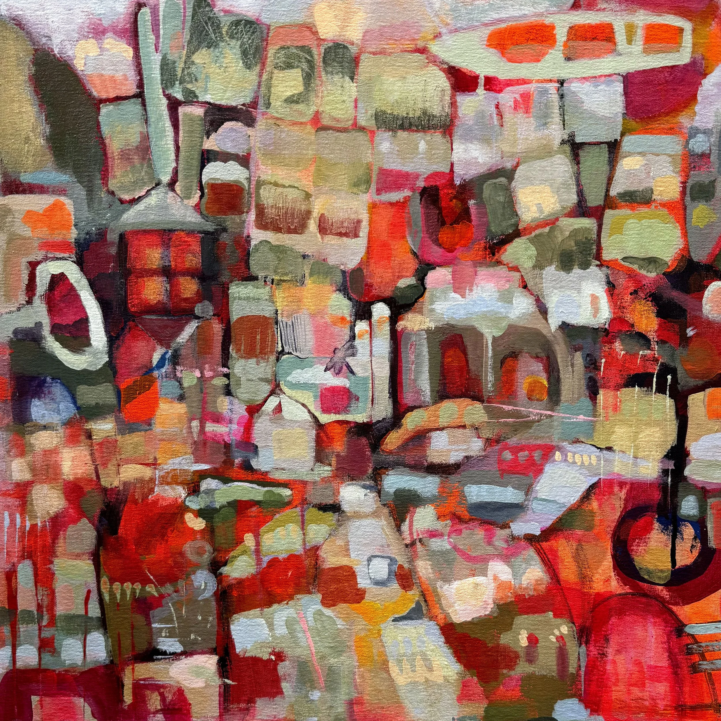 Finding Our Way, acrylic on canvas, 60x60cm, 2026