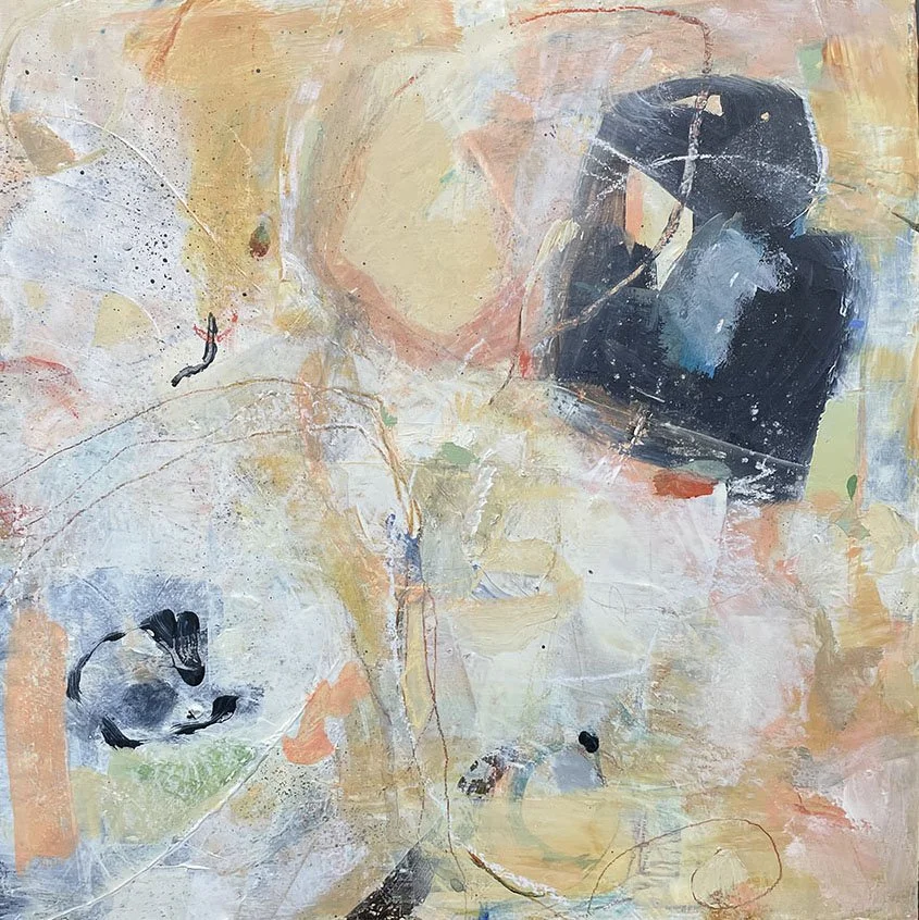 Sunday She Was Tumbling - 12x12 Acrylic on panel 