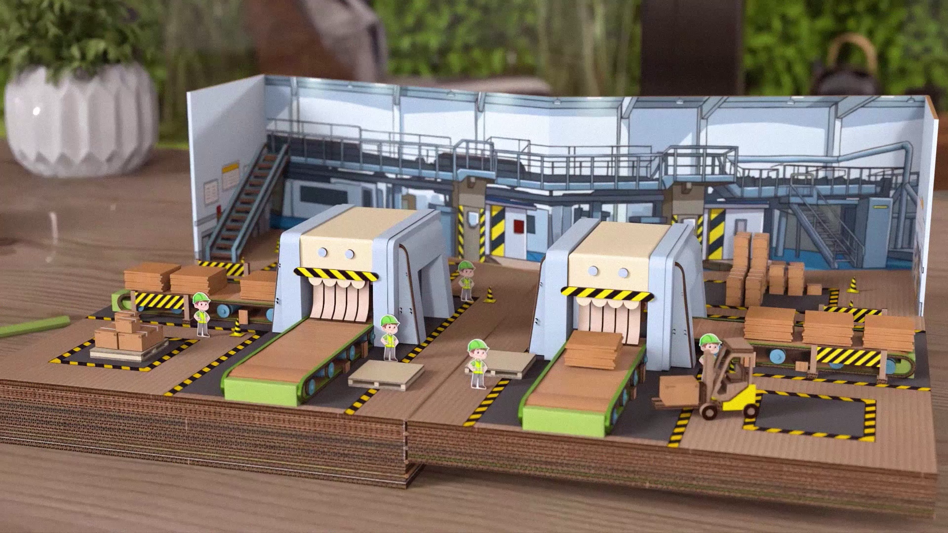 Building An Entire World From Cardboard