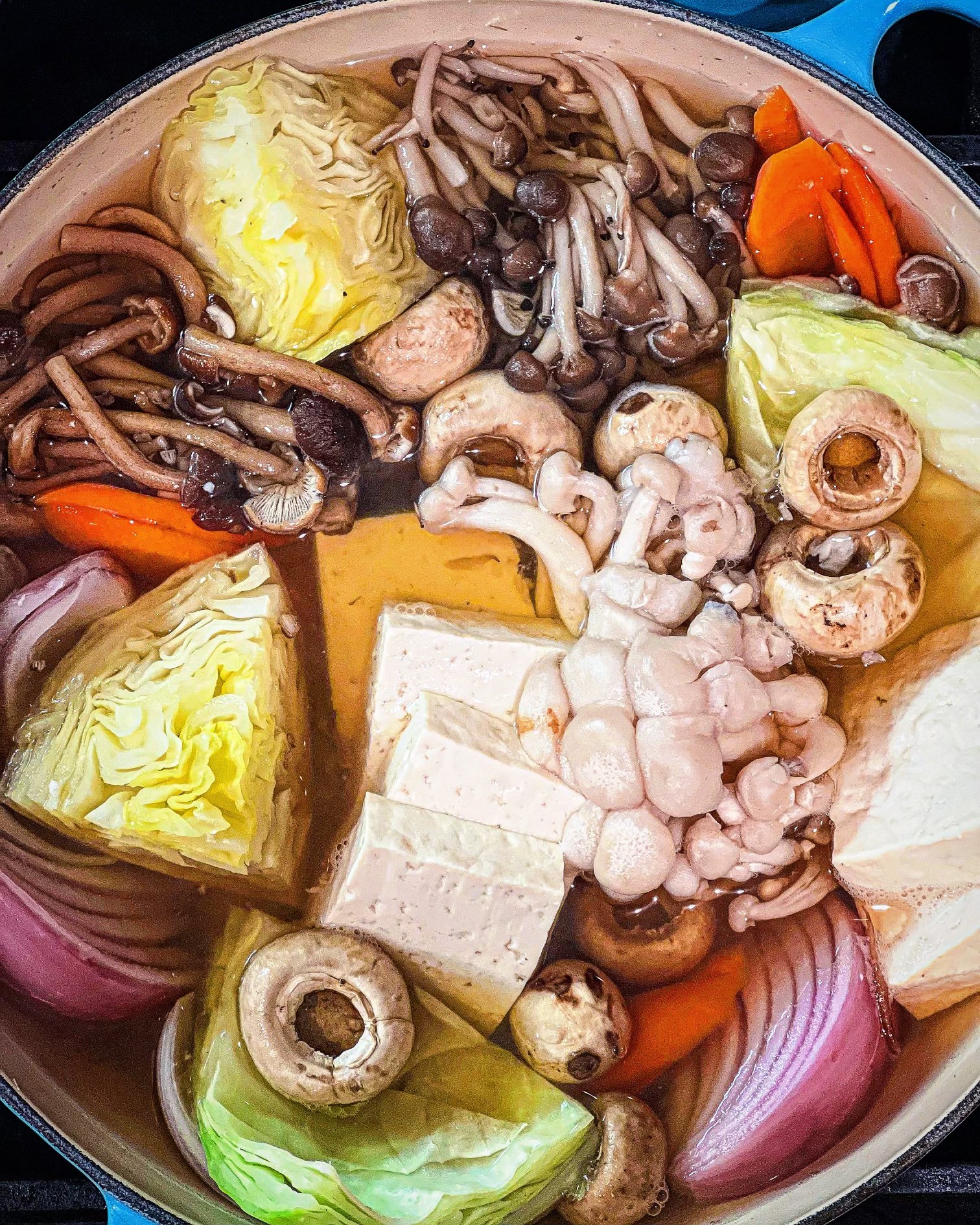 Mushroom Hot Pot (Beoseot Jeongol) — cooking off the cuff
