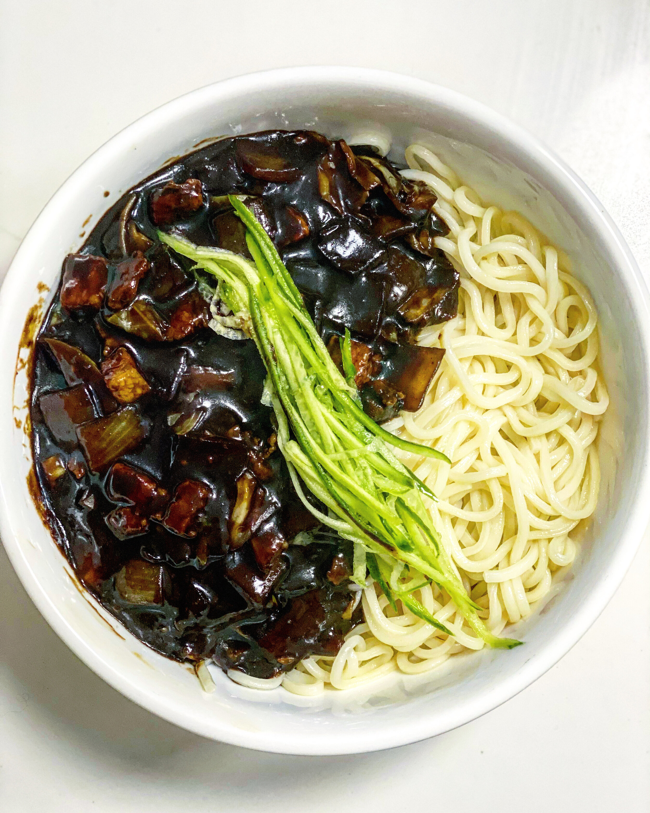 Black Bean Noodles (Jajangmyeon) — cooking off the cuff
