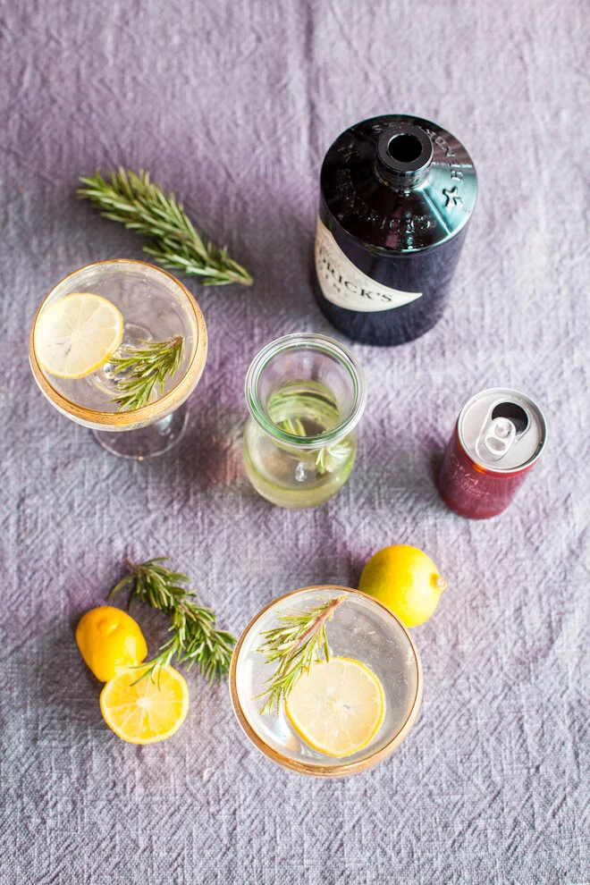 Rosemary Diamond Fizz