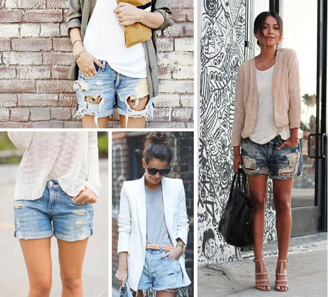 DIY / Ripped Denim Shorts