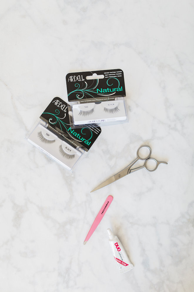 Applying False Lashes