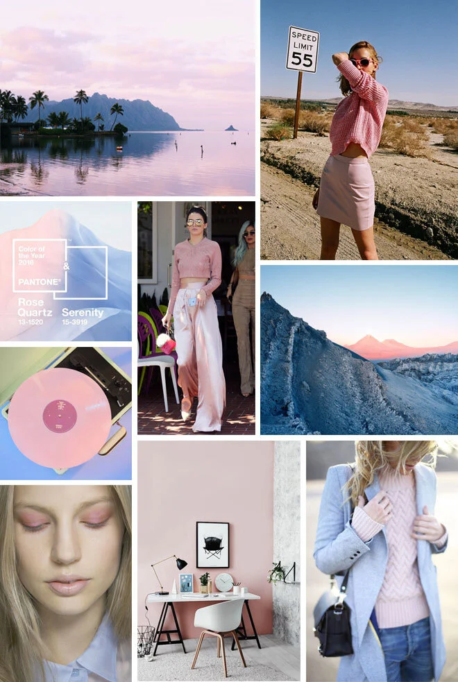 Color Code / Rose Quartz + Serenity