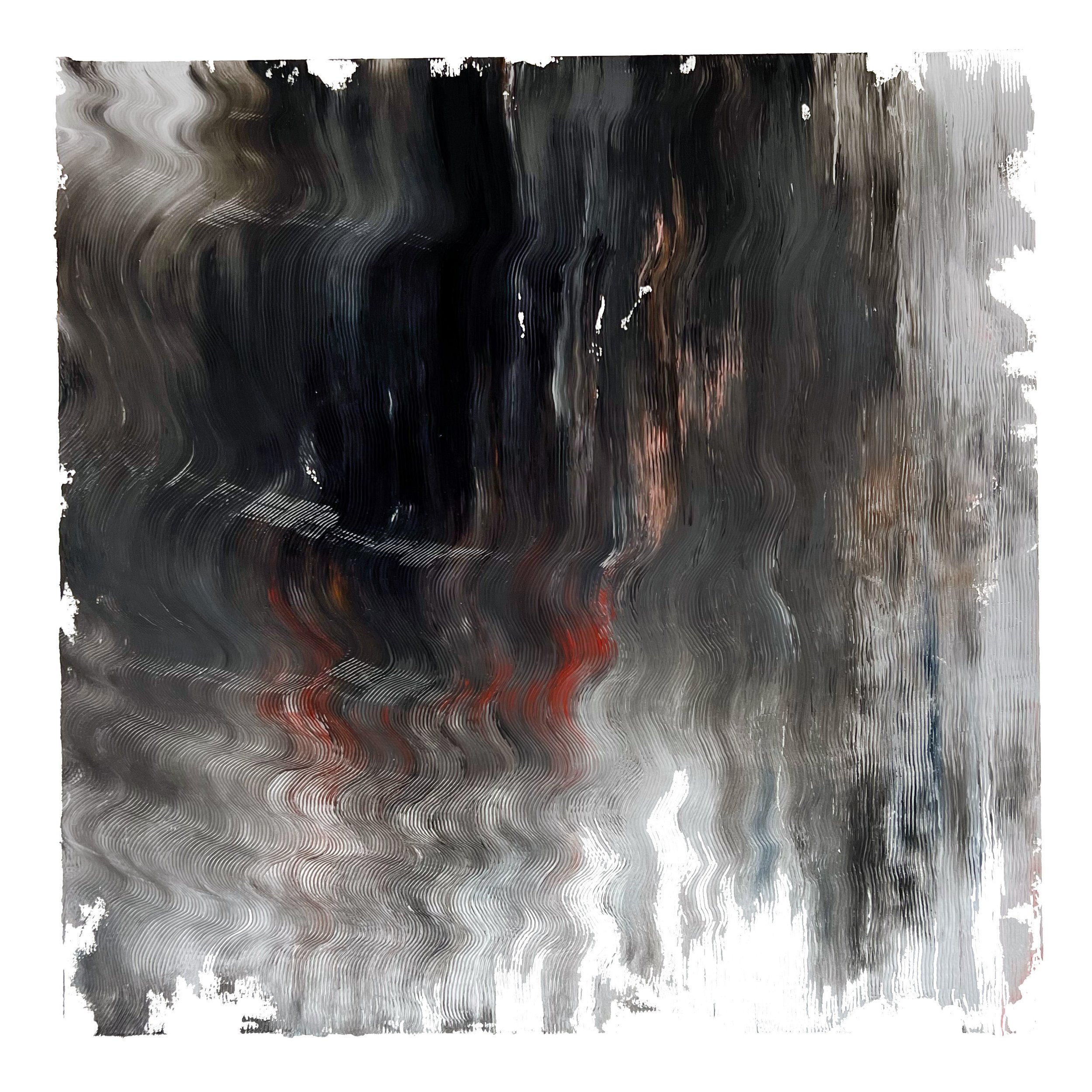 'NO.7', 2022, OIL ON CANVAS, 45 INCHES BY 45 INCHES