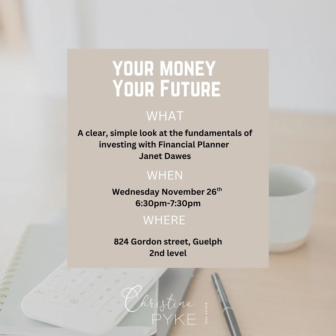 ✨You&rsquo;re Invited! ✨

Join me and Financial Planner Janet Dawes for a relaxed, one-hour evening designed to make investing and retirement planning simple, approachable, and stress-free.

We&rsquo;ll break down the essentials&mdash;how to grow you