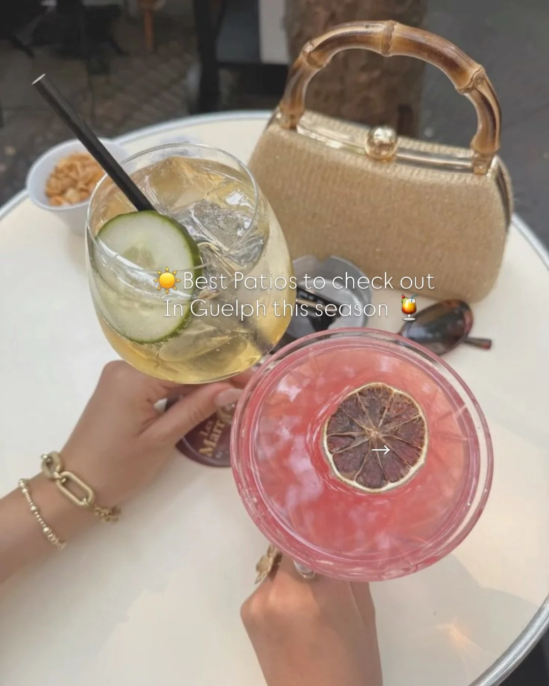 The long weekend is almost here and dare I say it&hellip; warmer weather too? ☀️🍹

If you&rsquo;re sticking around Guelph this weekend (or visiting), here are a few of my favourite patios to check out this season. Great food, good drinks and all the