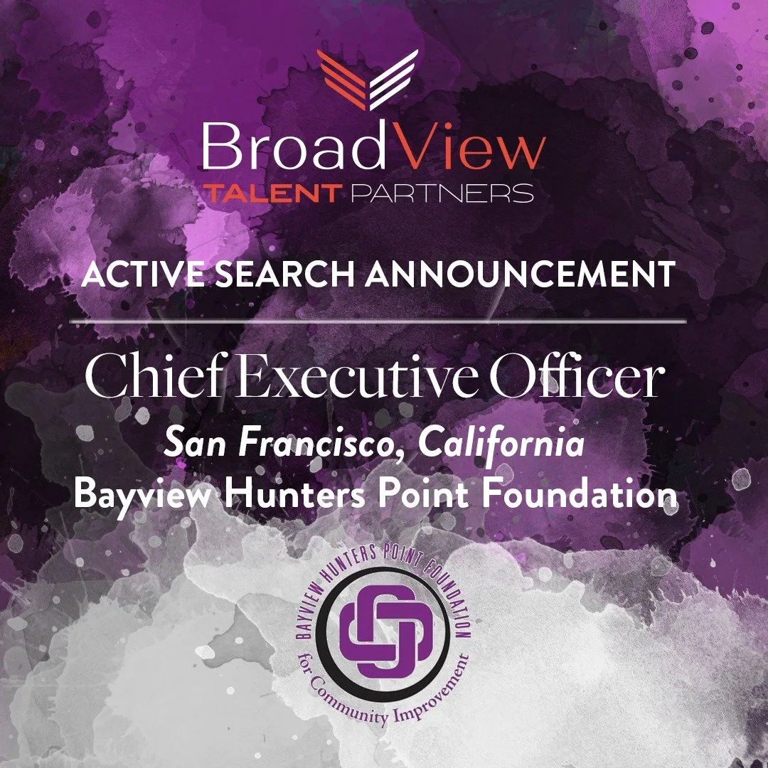 🌉 Lead with Purpose in San Francisco&rsquo;s Bayview community!

Bayview Hunters Point Foundation (BVHPF) &mdash; a cornerstone of social justice and community healing for more than 50 years &mdash; is seeking a #CEO to guide the organization into i