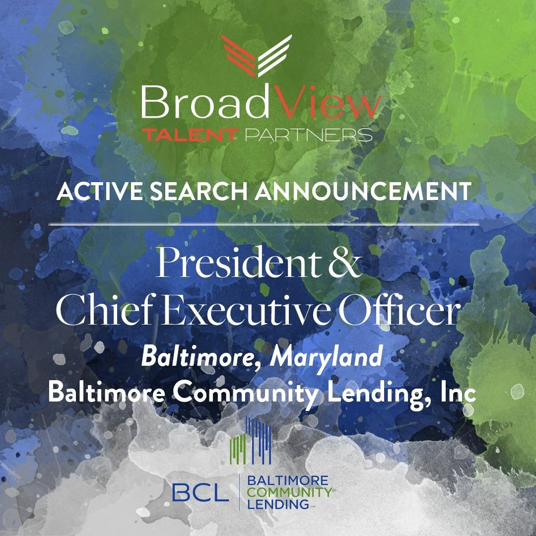 Are you the visionary #leader ready to scale Baltimore&rsquo;s premier #CDFI? BCL seeks a #President + #CEO to drive its next era of growth + equitable impact. This is a pivotal role leading strategy, operations + external affairs to expand mission-a