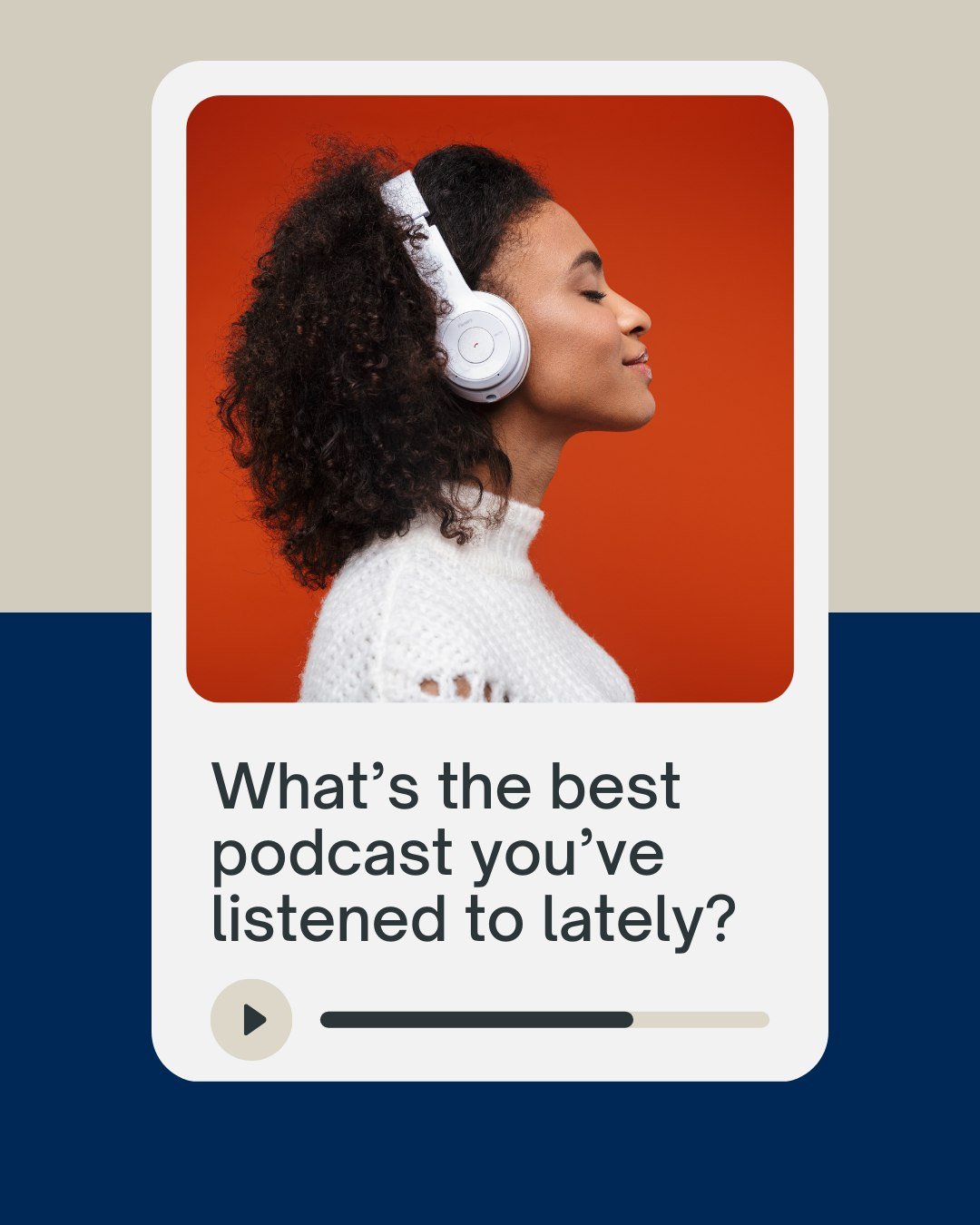 ➡️ Continuous #learning is non-negotiable + a new year is for setting audacious #goals + sharpening your competitive edge. 🎧 To motivate, we're starting a #podcast list. What podcast&mdash;or specific episode&mdash;is currently inspiring your best t