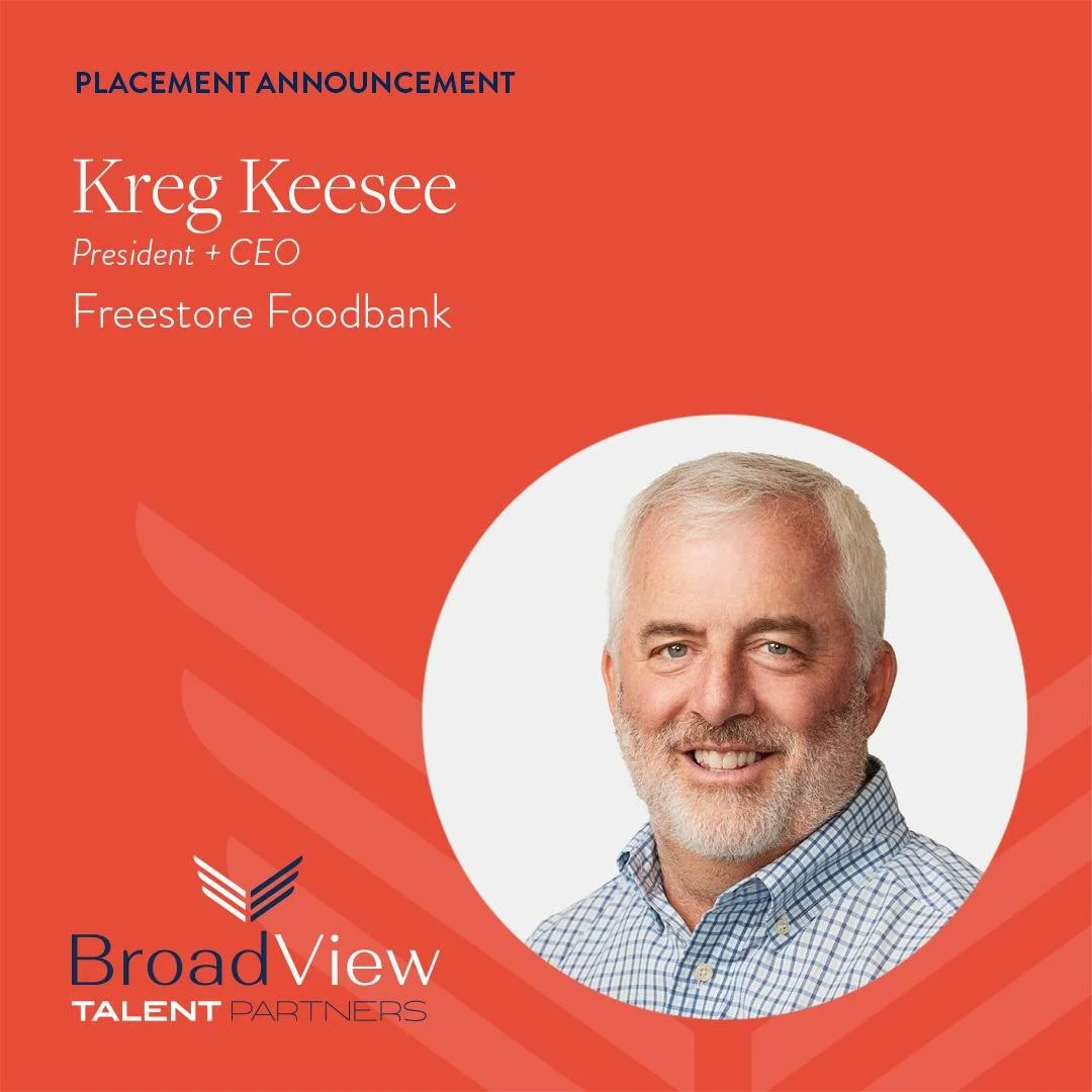 ✨We&rsquo;re pleased to share that Kreg Keesee has been named President + #CEO of Freestore Foodbank, succeeding longtime leader Kurt Reiber after 15 years of transformational service. Kreg brings deep experience in operations, strategy + organizatio