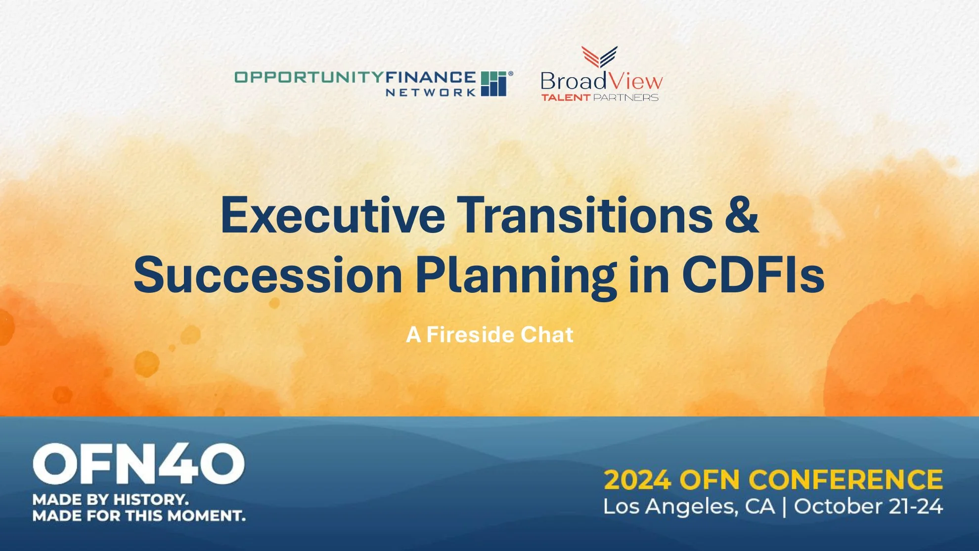 Executive Transitions & Succession Planning in CDFIs