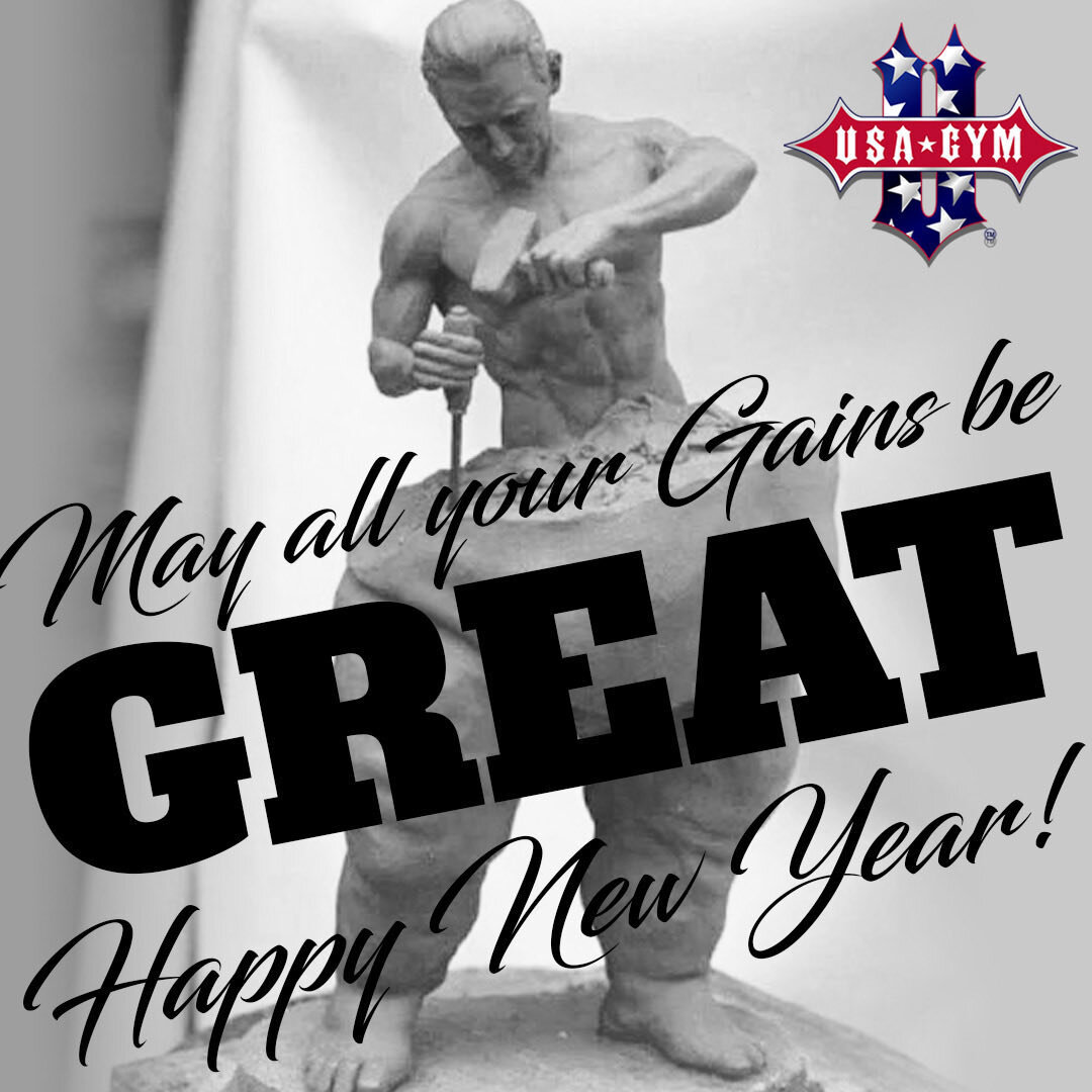 Happy New Year from USA Gym!
#newyear #holiday #happynewyear #usa #america#bodybuilding #fitfam #usagyminc #hardcore #steel #iron #2021