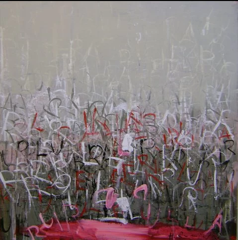Raul I 24"x24" mixed media on canvas 2014