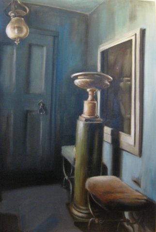 Entrance with an Urn 60"x40" acrylic on canvas 2007 SOLD