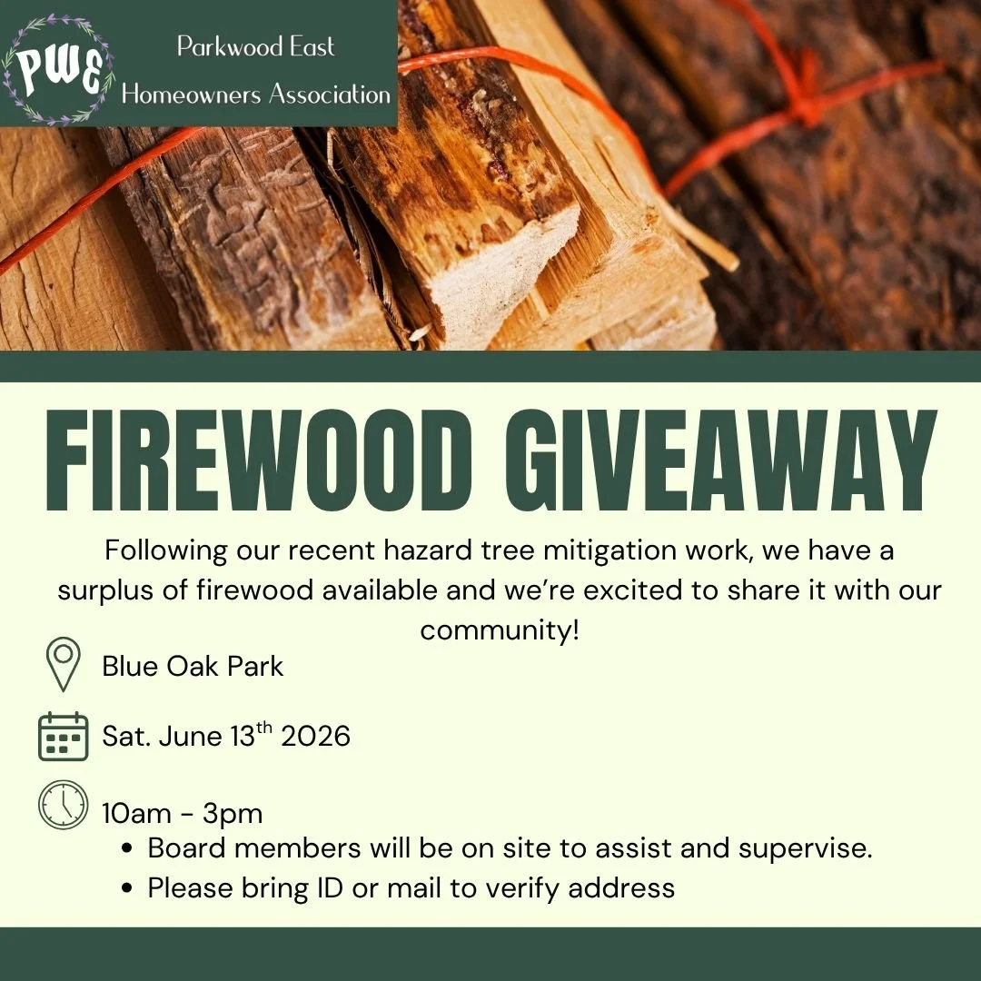 Firewood Giveaway at Blue Oak!