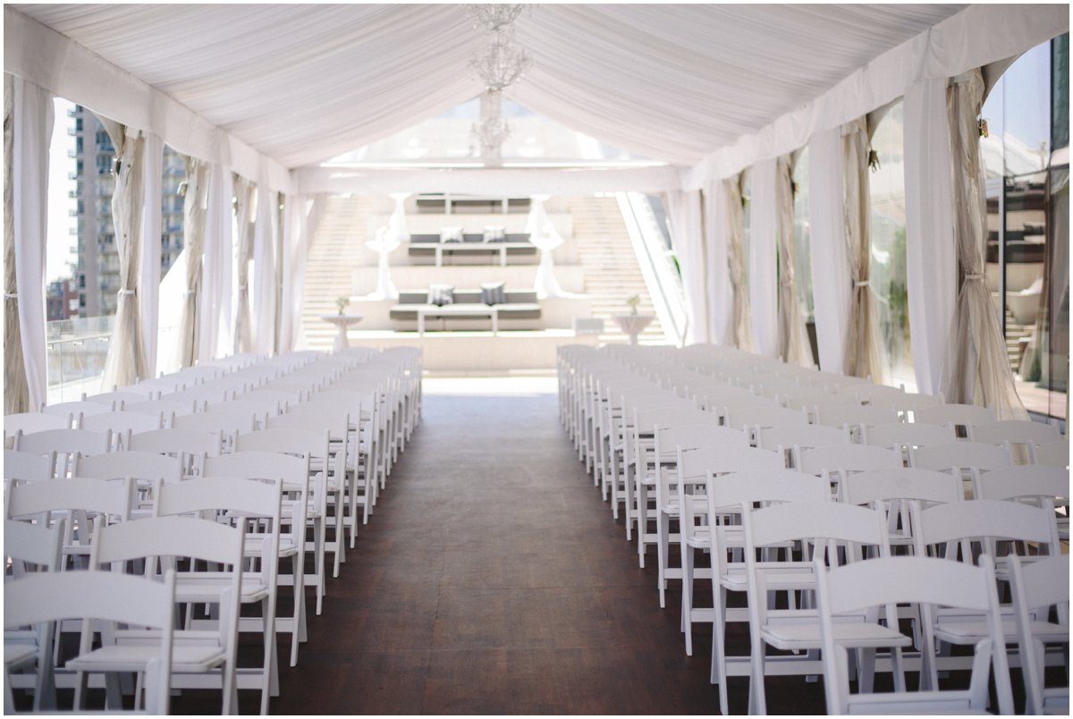 Outdoor tent at Malaparte wedding