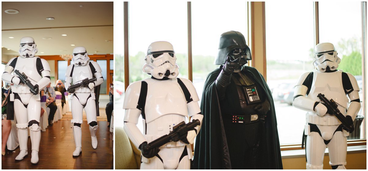Star Wars themed wedding at Cardinal Golf Club in Newmarket