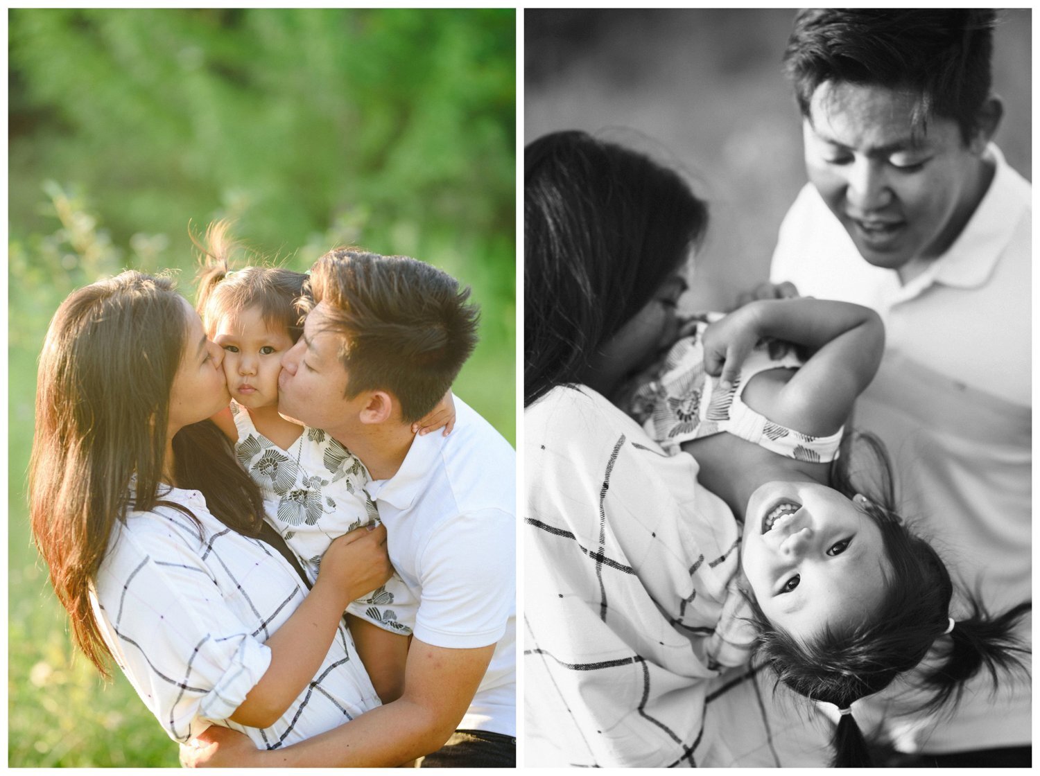 Sunset Pickering Family session 