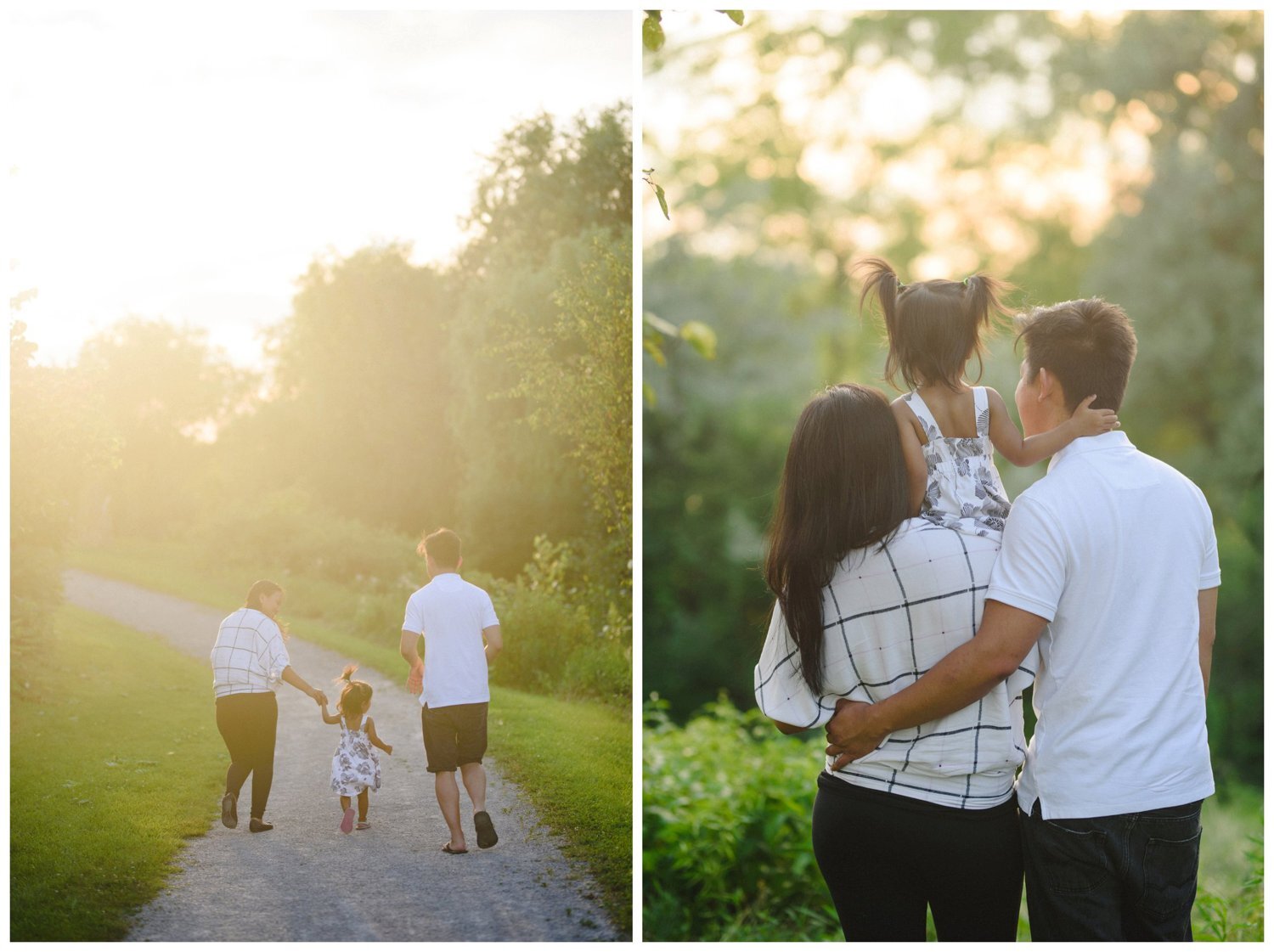 Sunset Pickering Family session 
