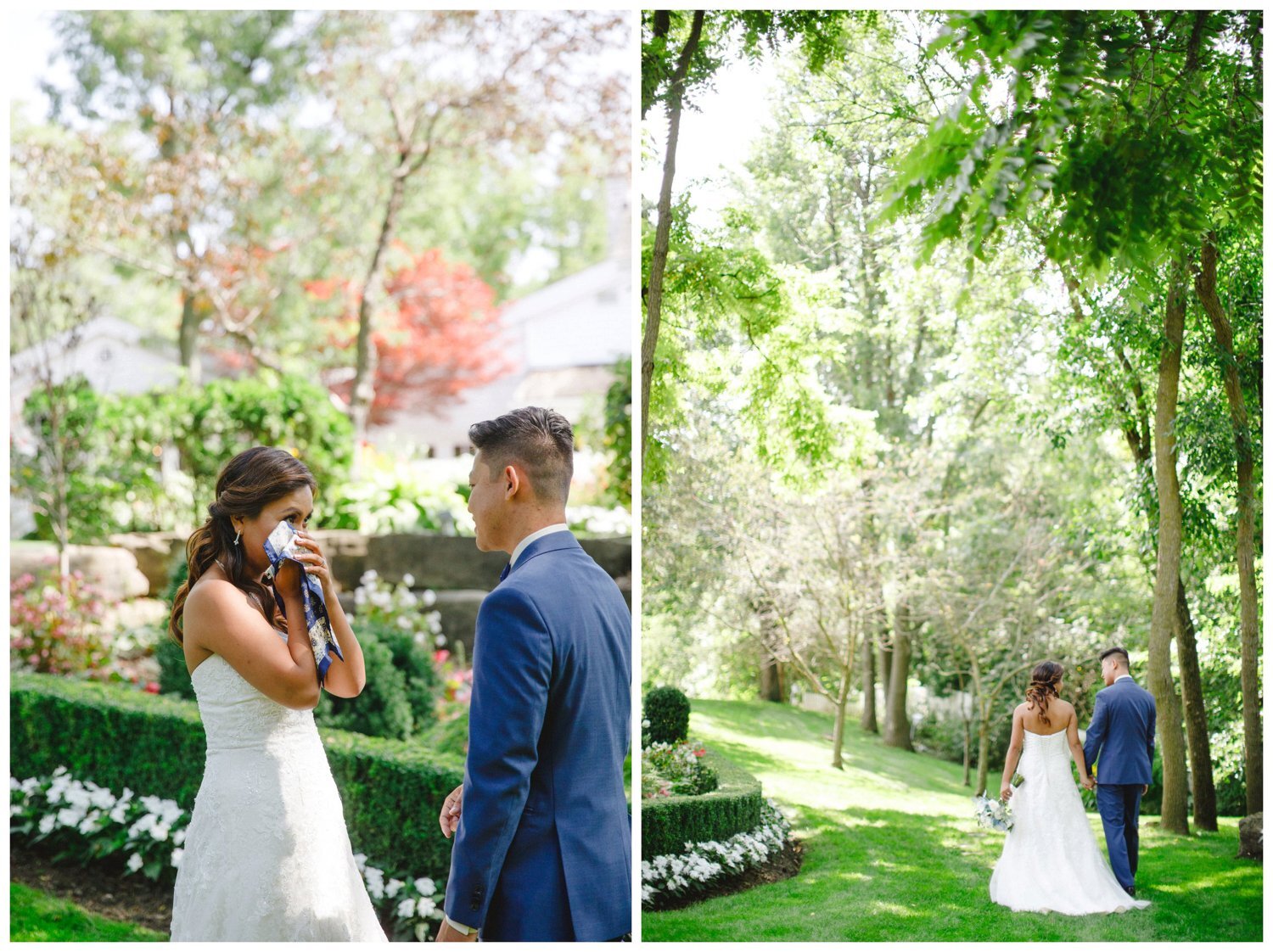 couple crying at Doctor's House Wedding