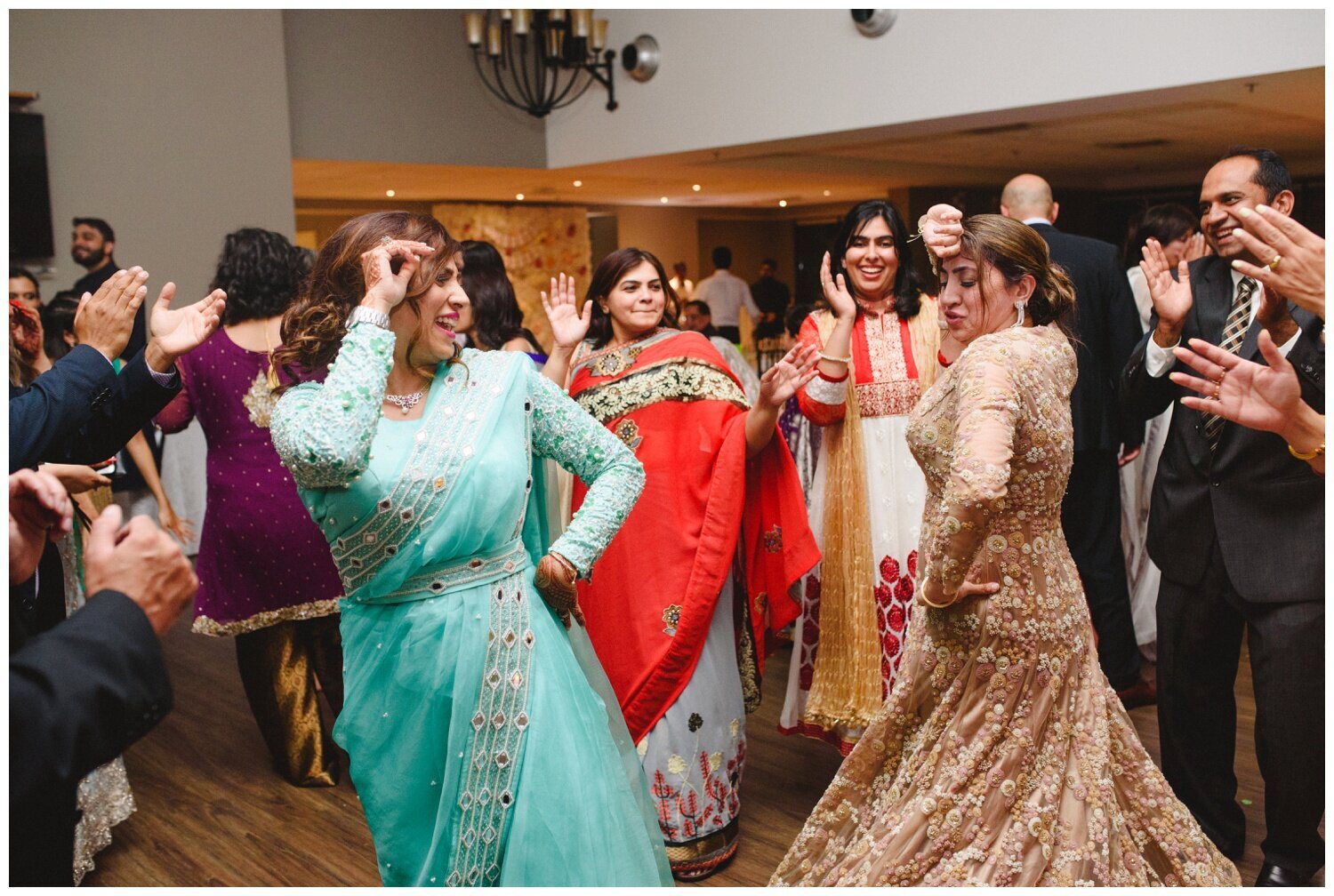 reception dancing at muslim wedding at Dundas Valley golf club 