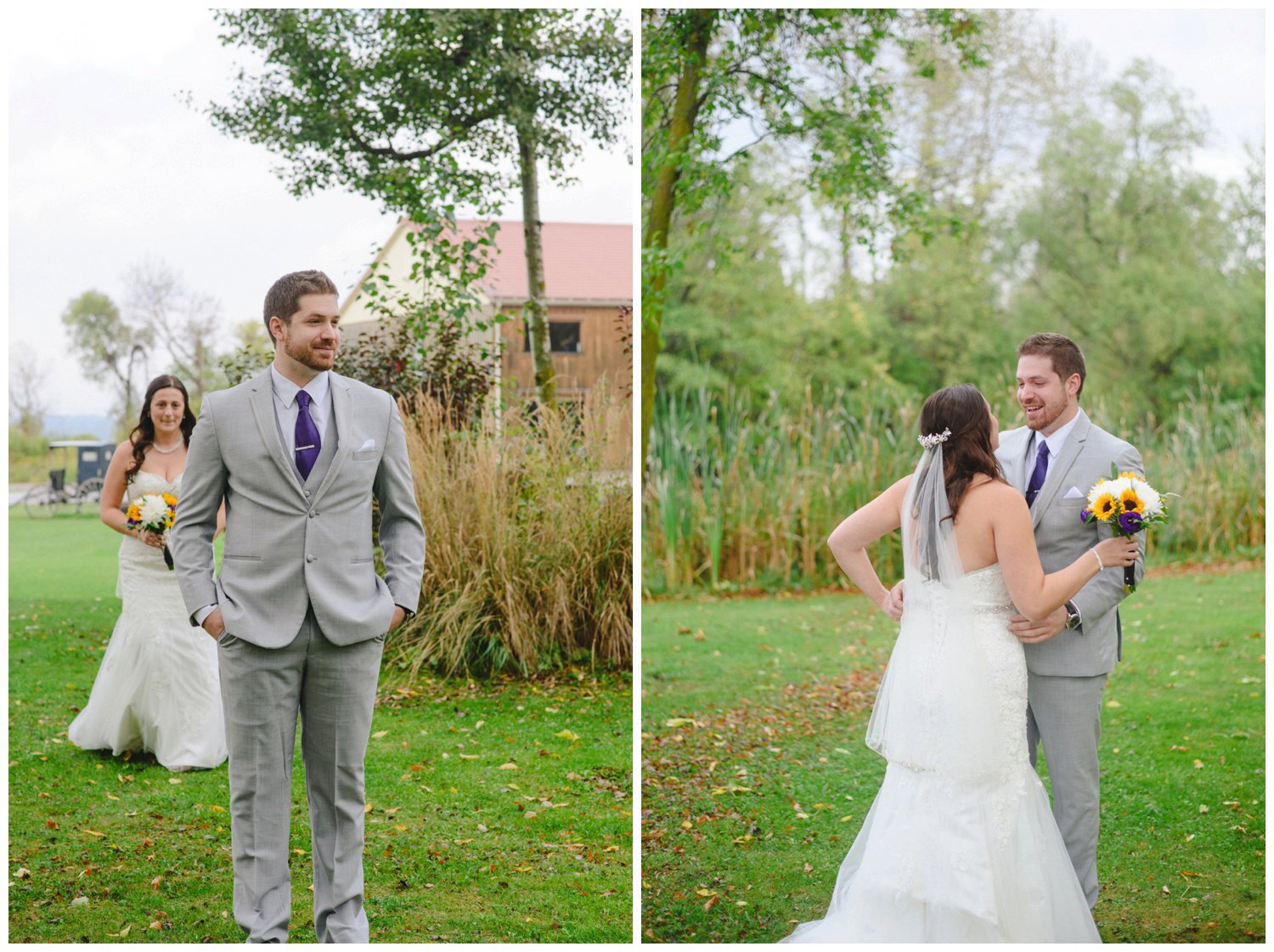first look at Holland Marsh Winery Wedding in Newmarket