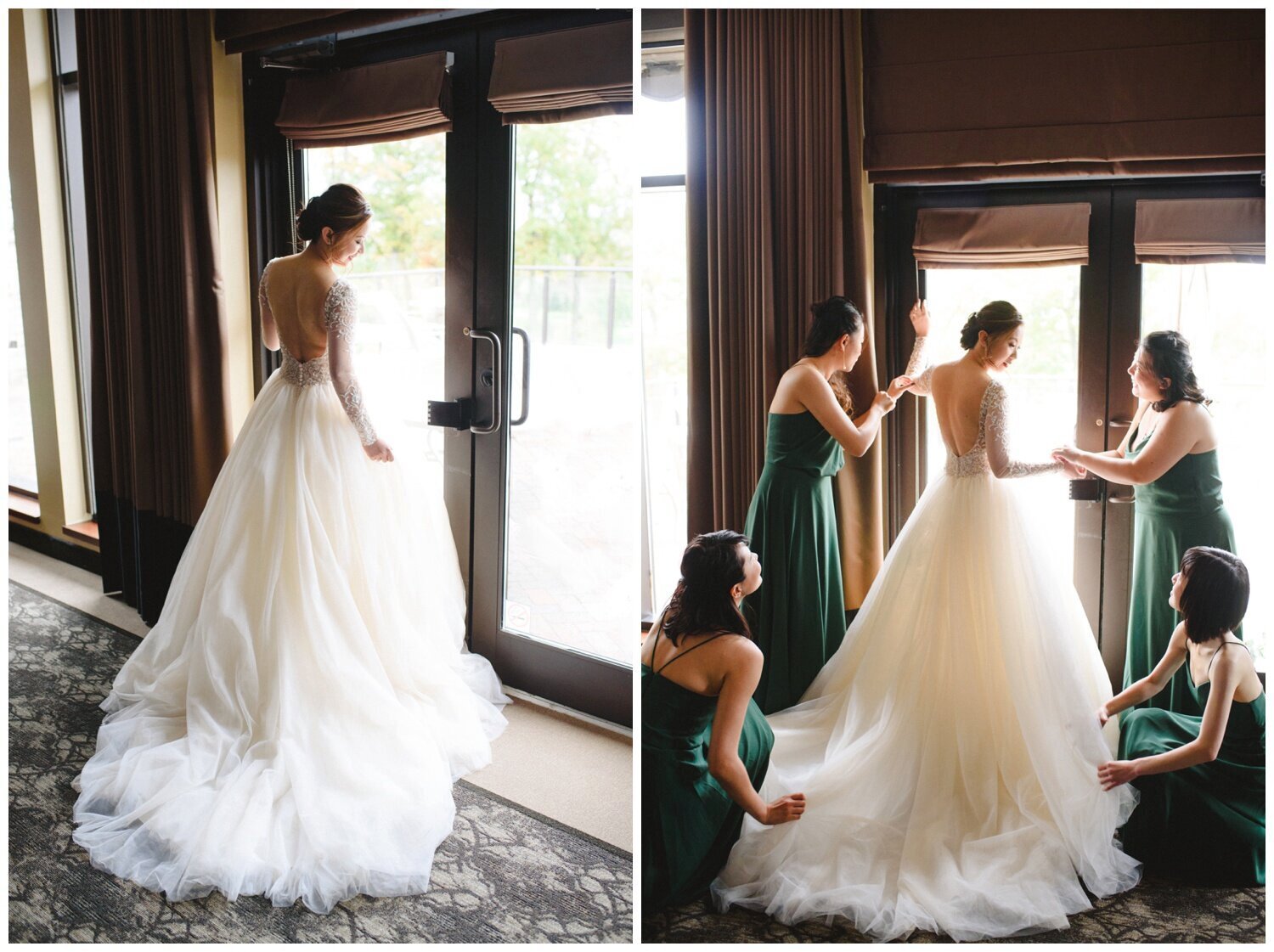 Marchessa Wedding gown at Credit Valley Golf Club Wedding