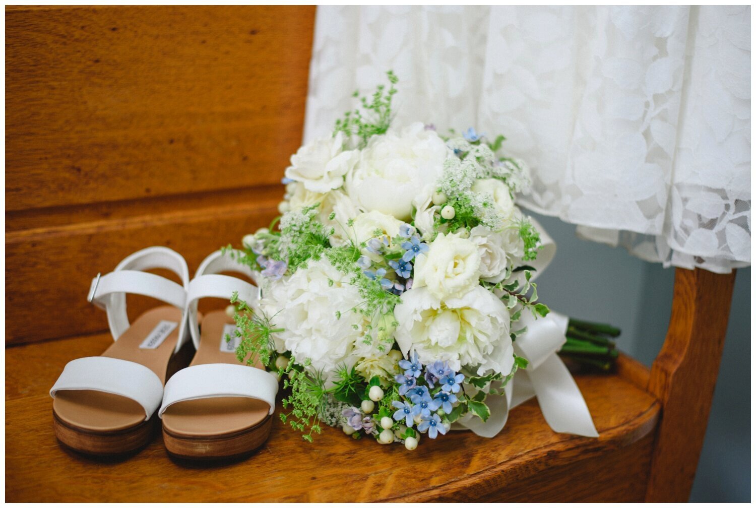 bridal details at intimate wedding at Barrie Yacht Club