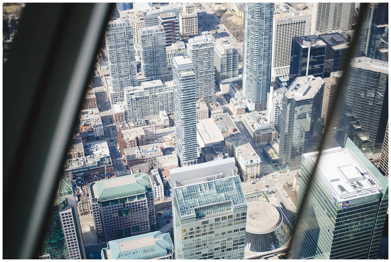 view from the top of the cn tower
