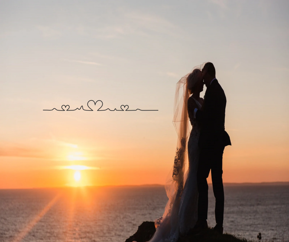 Orange and Black Simple Happy Wedding Facebook Post.png