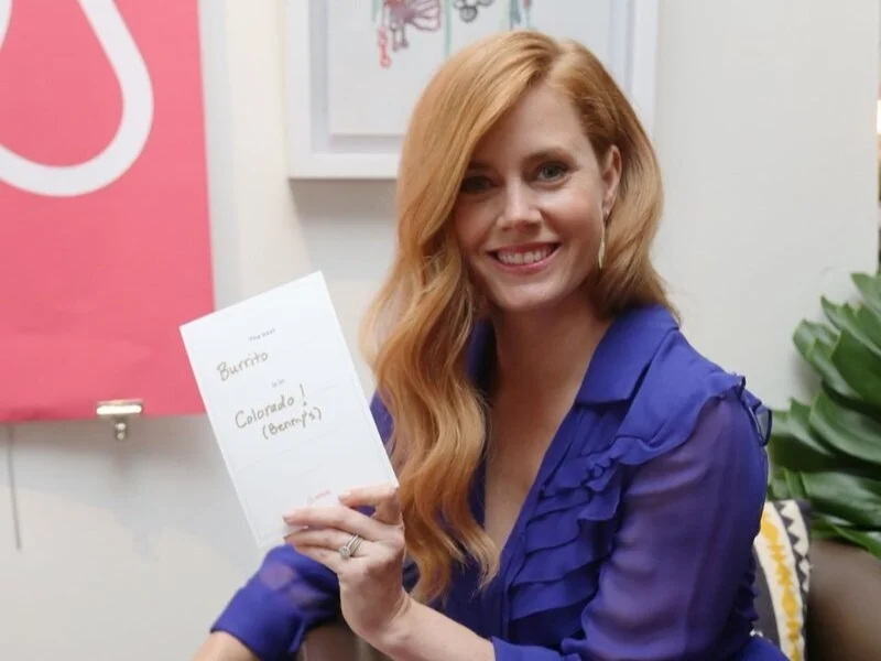 Amy Adams - Airbnb Travel "Mad-lib" Activation at Variety Studio