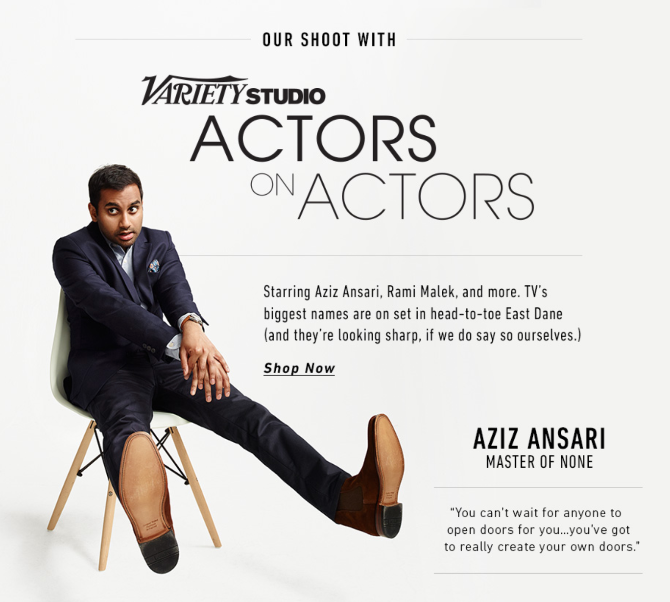 Aziz Ansari - East Dane x Variety Studio