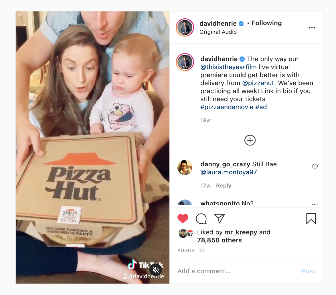 Pizza Hut Sponsored Post
