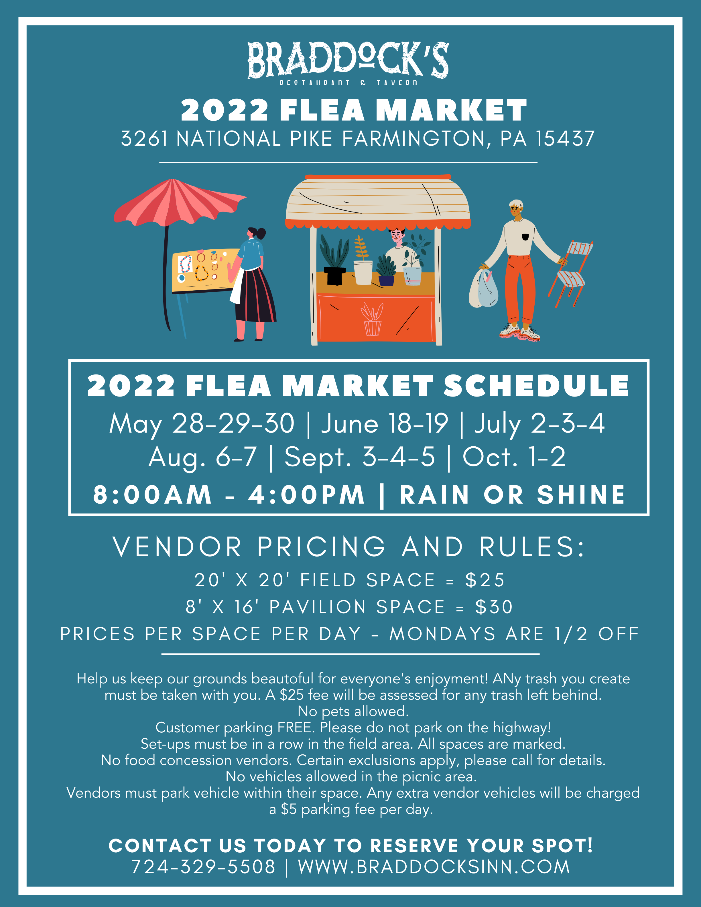Braddock's Annual Flea Market — Discover Ohiopyle