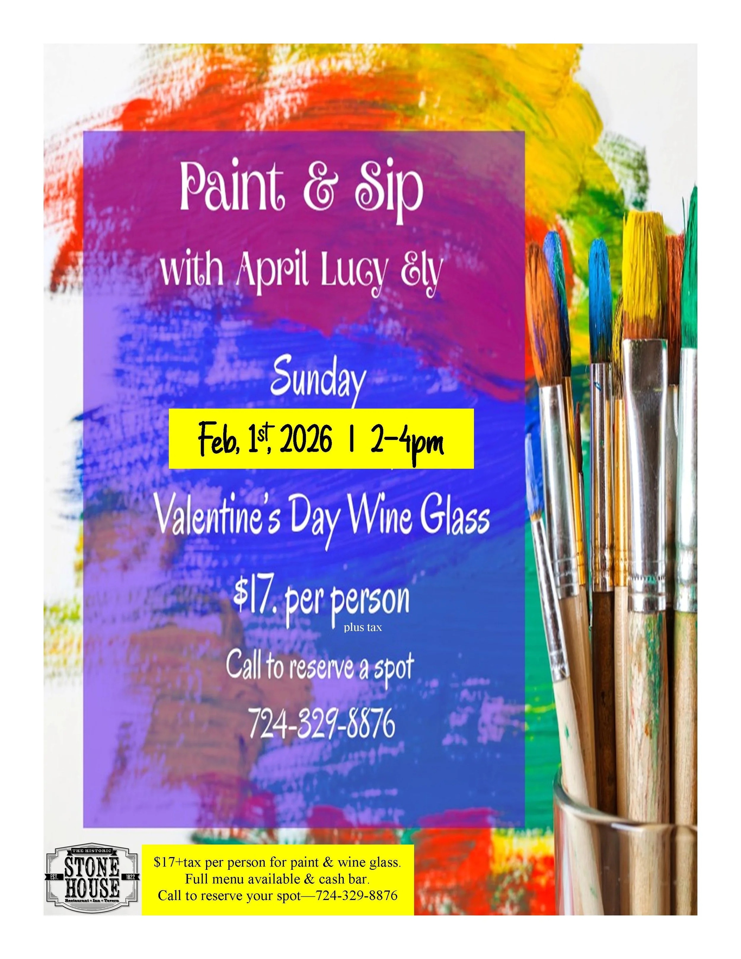 Paint & Sip with April Lucy Ely
