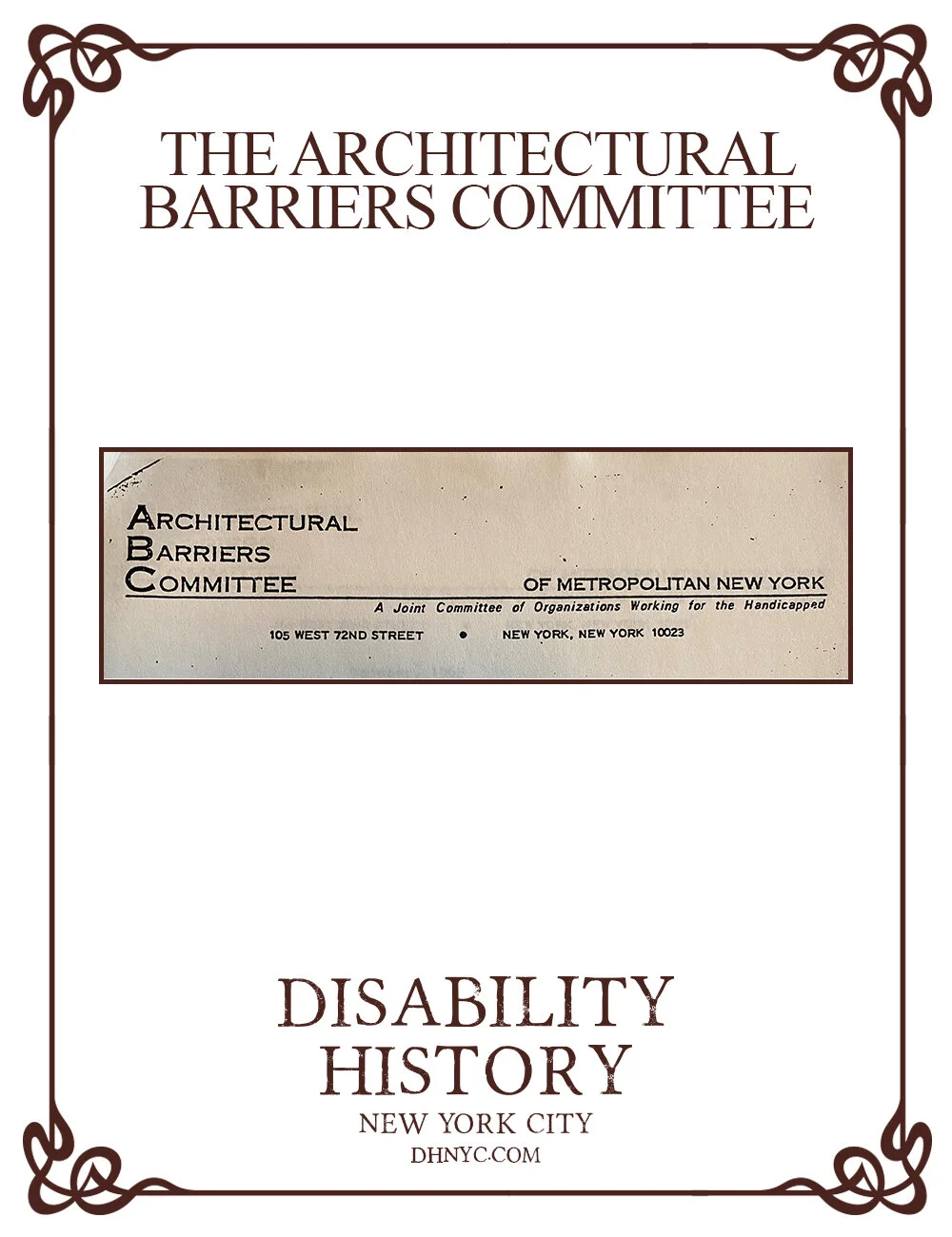 The Architectural Barriers Committee
