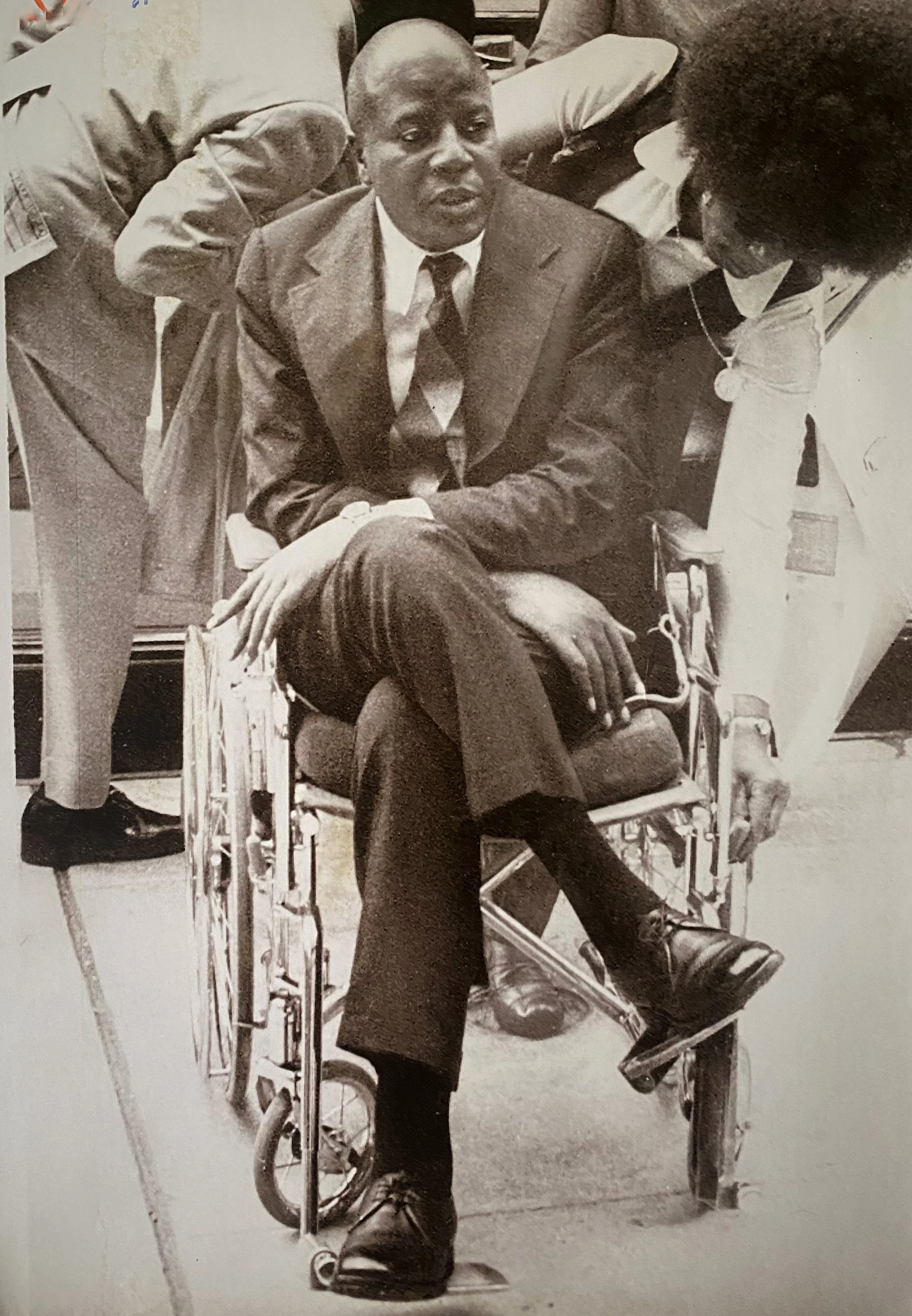In Image No. 2, Curtis Brewer on Oct. 2, 1974, the day he was admitted to the bar of the State of New York.