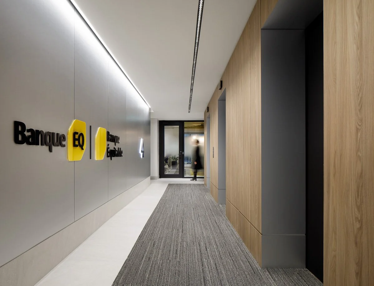 Alexis Hur Consulting - Equitable Bank Montreal, Elevator Lobby